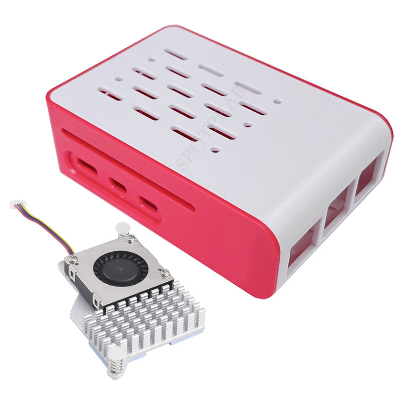 Raspberry Pi 5 Red-White cooli - Raspberry Pi 5 8Gb review and price